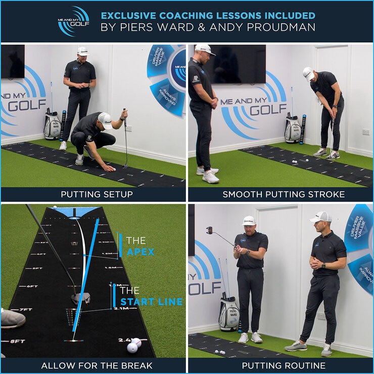 Me and My Golf Breaking Ball 11ft Putting Mat