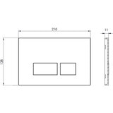 Tavistock Flush Plate Dimensions