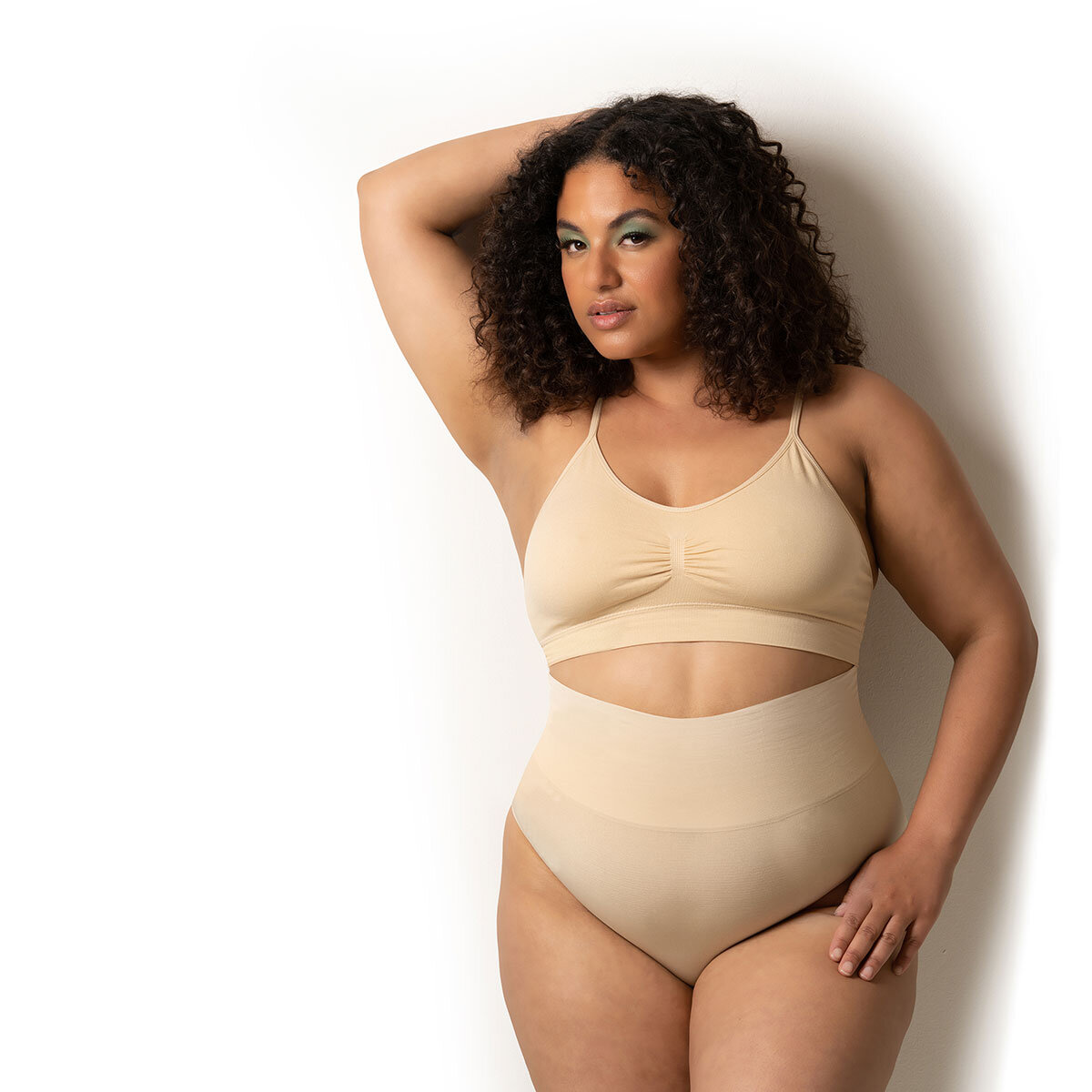 Evenlina Sculpting Shapewear Shorts in Almond | Costco UK