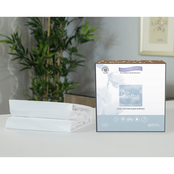 ProtectABed Cotton Mattress Protector, Double Costco UK