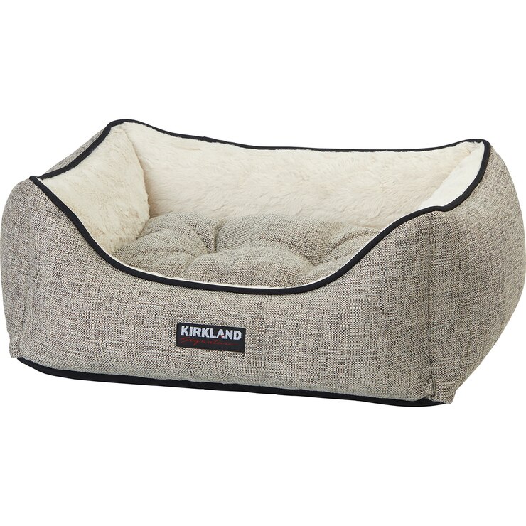 KS Rectangular Nuzzler brown dog bed KS Rectangular Nuzzler brown dog bed