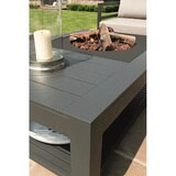 LIFE Outdoor Living Lava 4 Piece Fire Chat Lounge Set