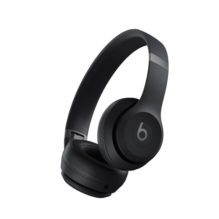 Beats Solo4 Wireless On-Ear Headphones in Matte Black, MUW23ZM/A