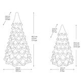 Buy 2 Piece Ceramic Trees Dimension Image at Costco.co.uk