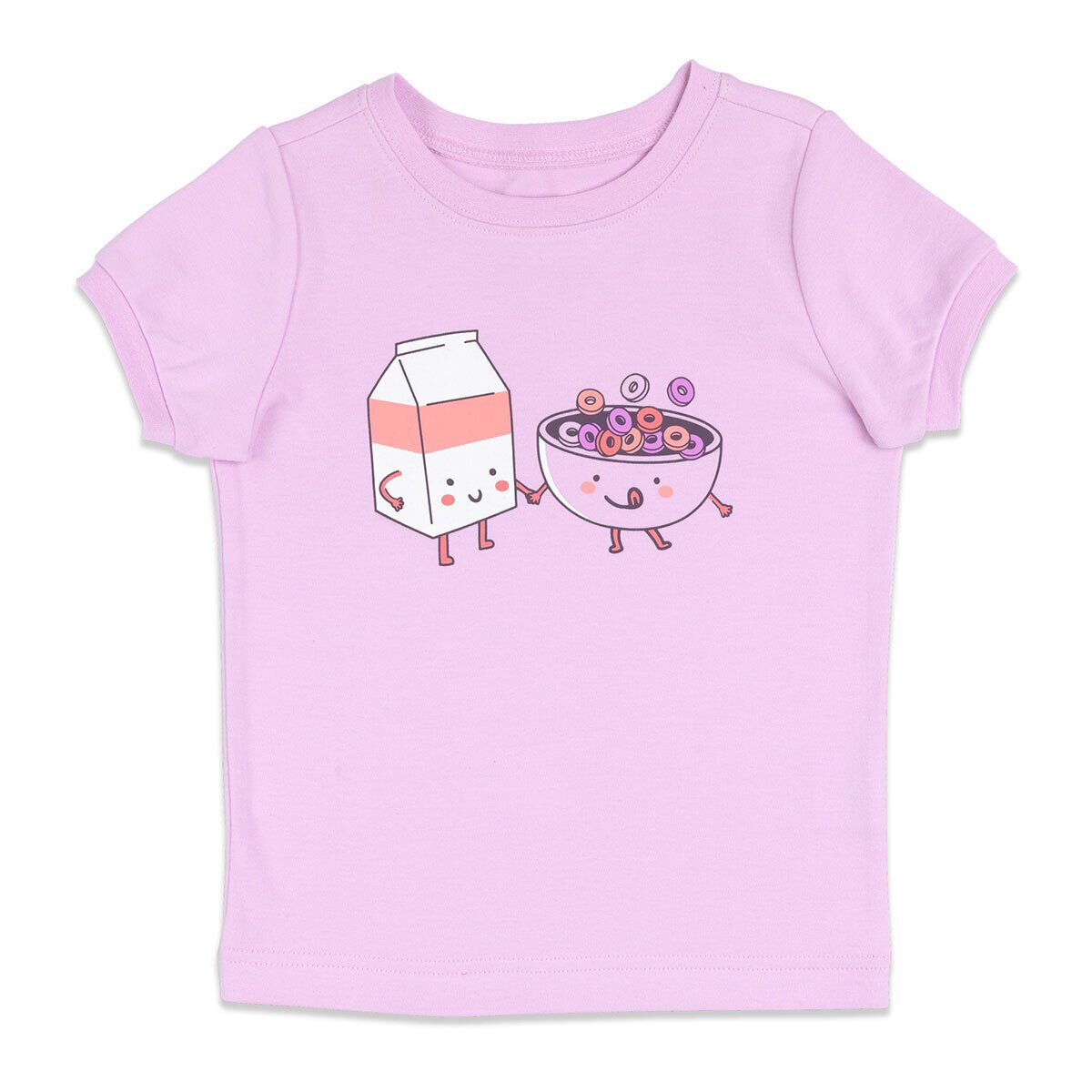 Pekkle Summer Pyjama 4 Piece Set in Rainbow & Cereal, 5 Years