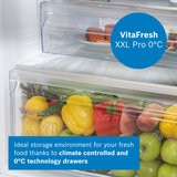 Bosch KGN362LDFG Series 4 Fridge Freezer, D Rated, in Stainless Steel