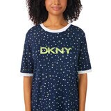 DKNY Ladies Short Sleeve Tee & Jogger Lounge Set in Navy