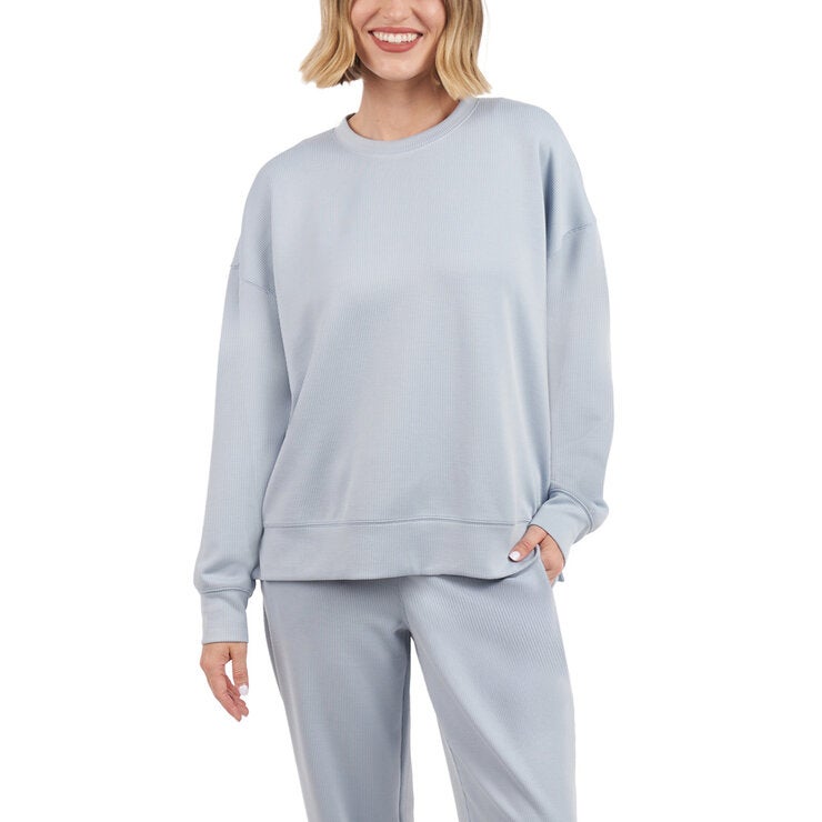 Kirkland Signature Ladies Active Ribbed Sweatshirt Kirkland Signature Ladies Active Ribbed Sweatshirt