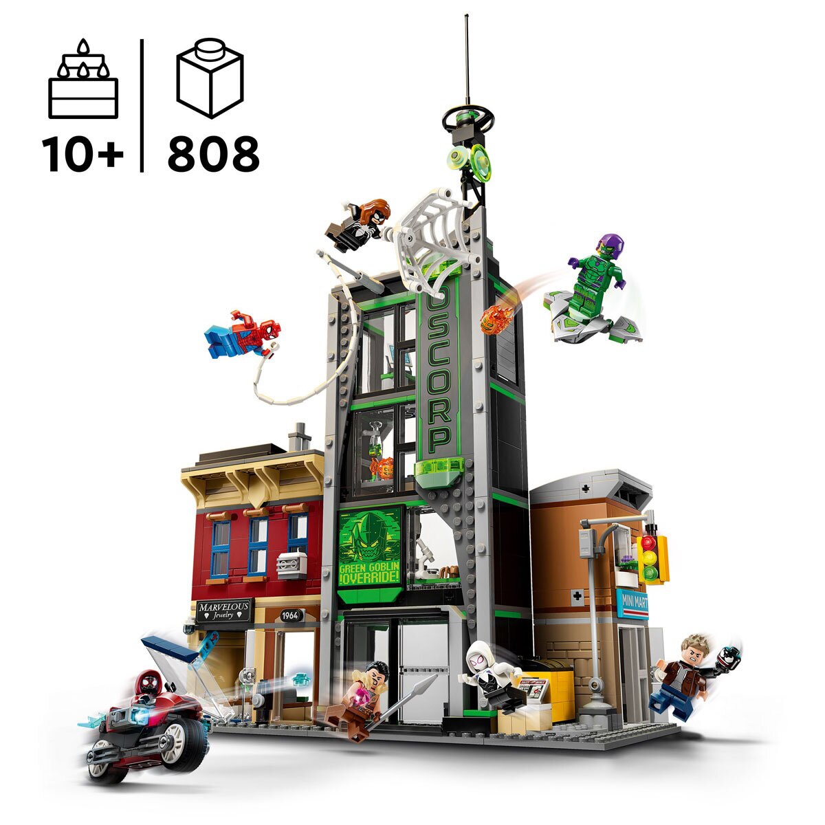 LEGO Super Heroes Spider-man vs Oscorp - Model 76324 (10+ Years)