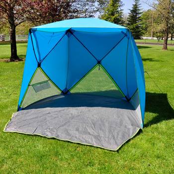 Old Bahama Bay 4.9 x 4.9ft (1.4 x 1.4m) Pop up Shelter with Windows