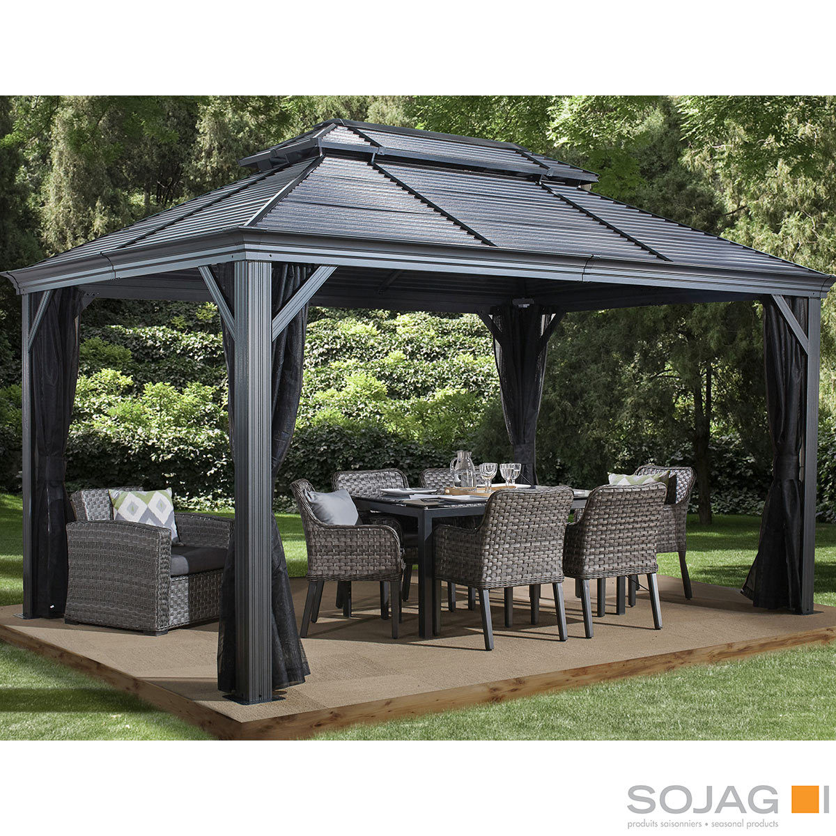 Sojag Mykonos 12 x 16 Double Roof