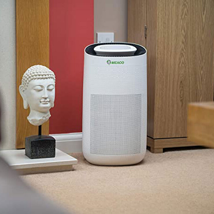 Lifestyle image of Meaco Air Purifier in kitchen