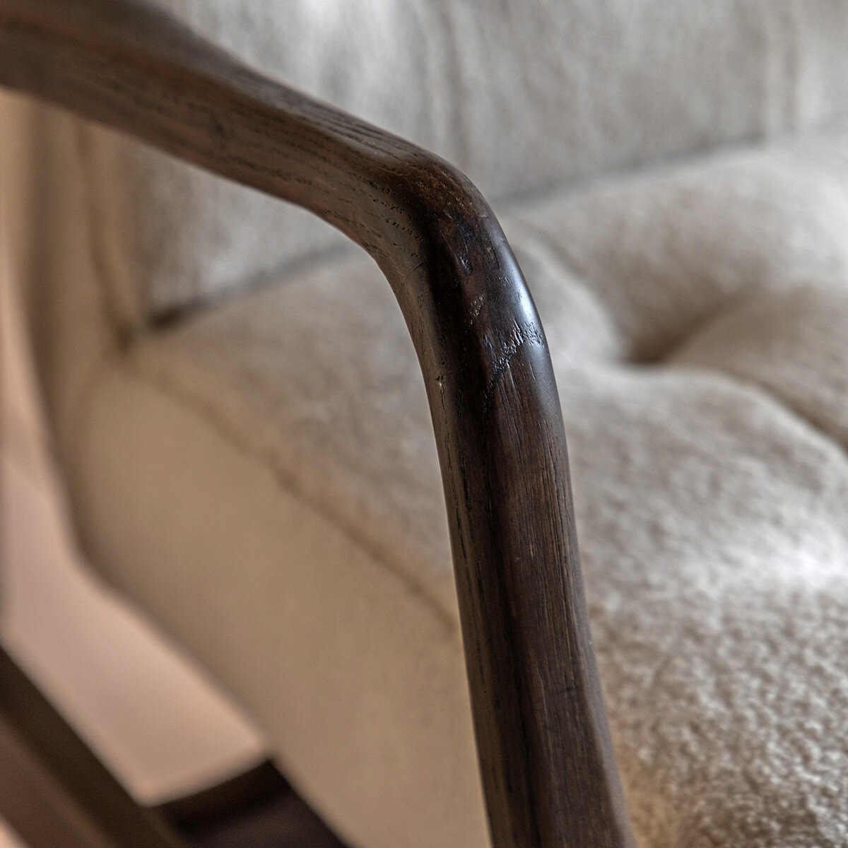 Gallery Humber Natural Faux Sheepskin Armchair Gallery Humber Natural Faux Sheepskin Armchair