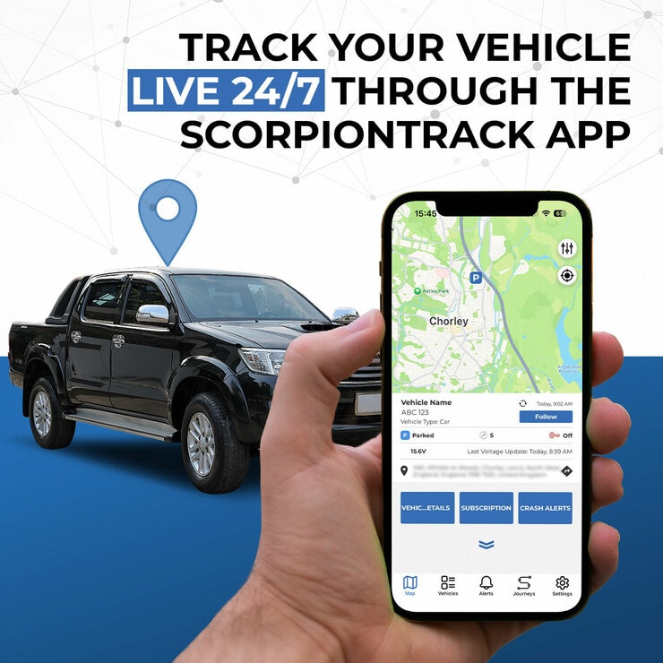 ScorpionTrack S5+ Tracker with Installation and 3 Year Subscription
