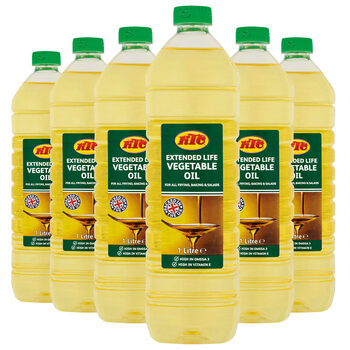 KTC Vegetable Oil, 6 x 1L