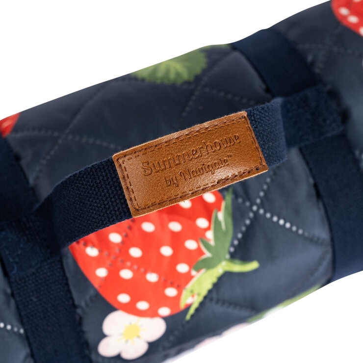 Navigate Strawberries & Cream Picnic Blanket, 175 x 140cm