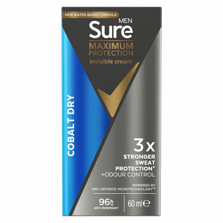 Sure Mens Maximum Protection Anti Perspirant, 3 x 60ml Sure Mens Maximum Protection Anti Perspirant, 3 x 60ml