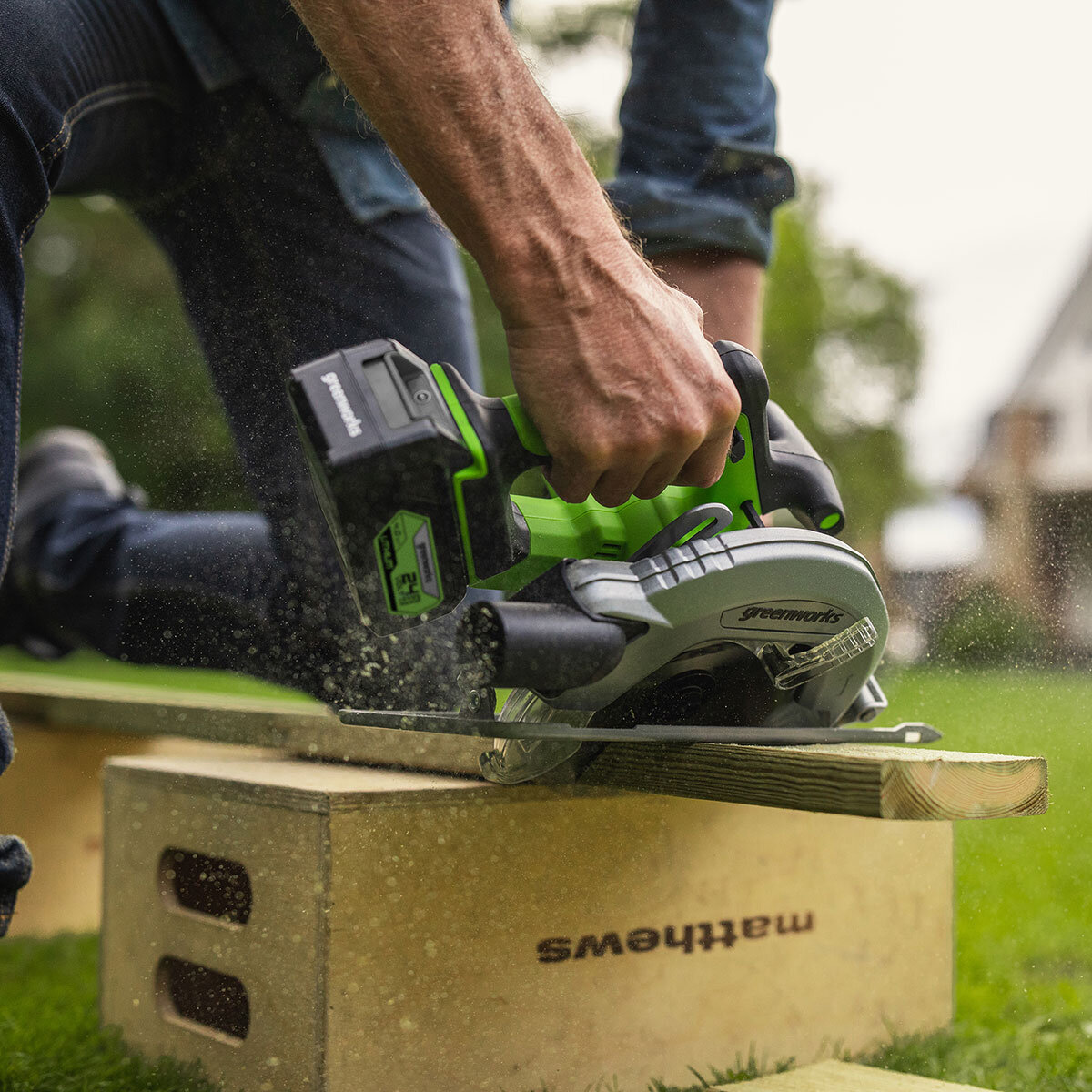 Greenworks 24V Circular Saw (Tool only) - Model GWGD24CS