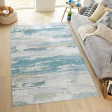Concept Looms Liberty Sky Washable Rug, in 3 Sizes Concept Looms Liberty Sky Washable Rug, in 3 Sizes
