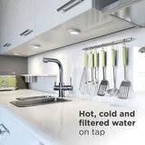 eKUBE Reverse Osmosis (RO) Drinking Water System & 3-Way Gemini Tap