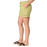 Briggs Ladies Linen Short in Green