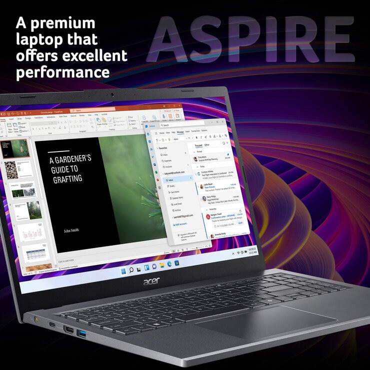 ACER ASPIRE 15, 16", 16gb, 512gb, NX.JCJEK.001 INTEL5-13420H
