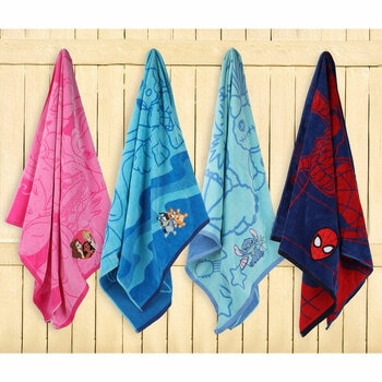 Licensed Character Children's Beach Towel, in 4 Designs