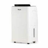 Side profile of Wood's Dehumidifier with grills open