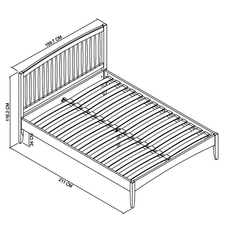 Bentley Designs Whitby Scandi Oak & Soft Grey Bed Frame in 2 Sizes Bentley Designs Whitby Scandi Oak & Soft Grey Bed Frame in 2 Sizes