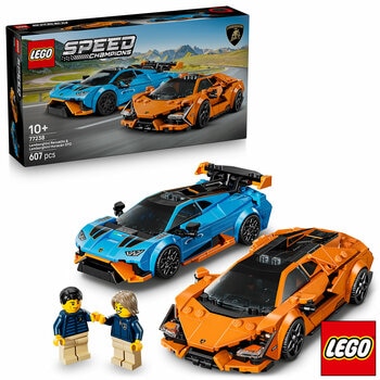 LEGO Speed Champions Lamborghini Revuelto & Huracán STO - Model 77238 (10+ Years)