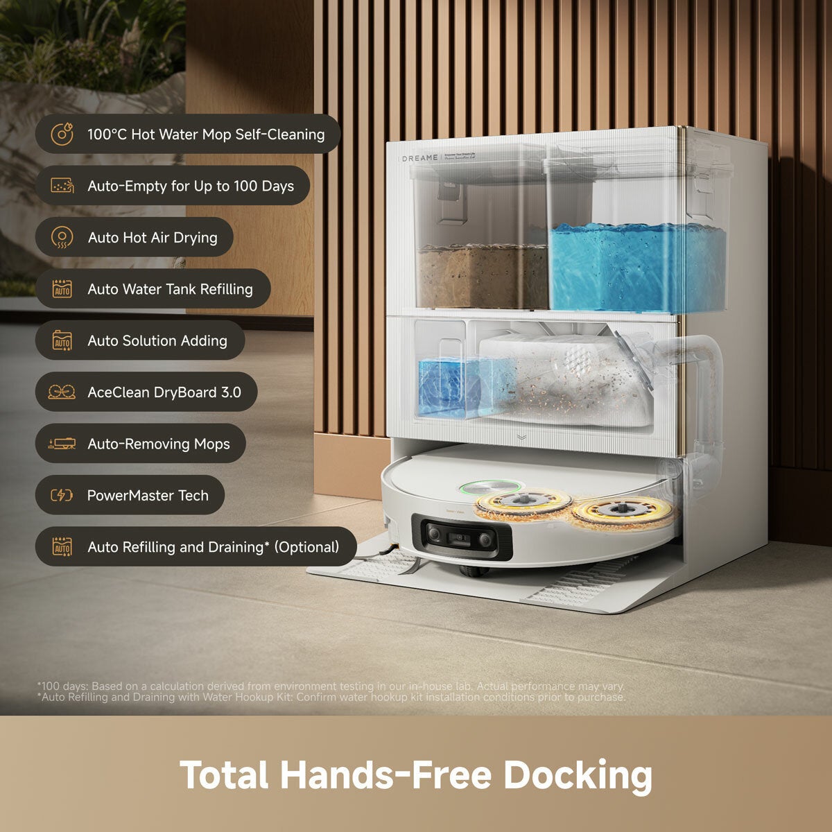 Lifestyle image showing total hands free docking Lifestyle image showing total hands free docking