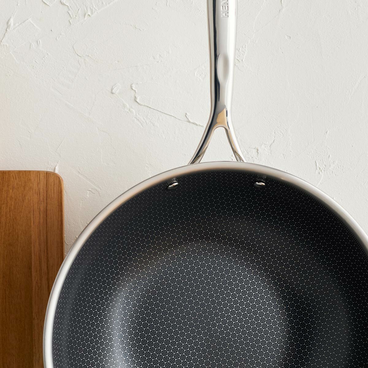 Henckels Paradigm Stainless Steel Ceramic Wok, 30cm