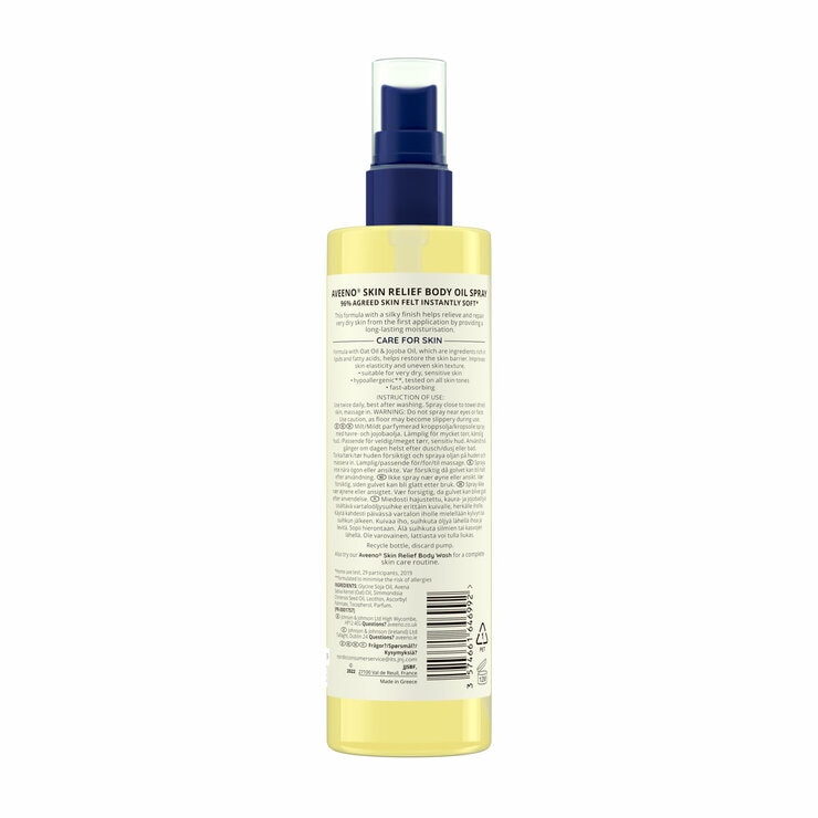 Aveeno Skin Relief Oil Spray, 3 x 200ml