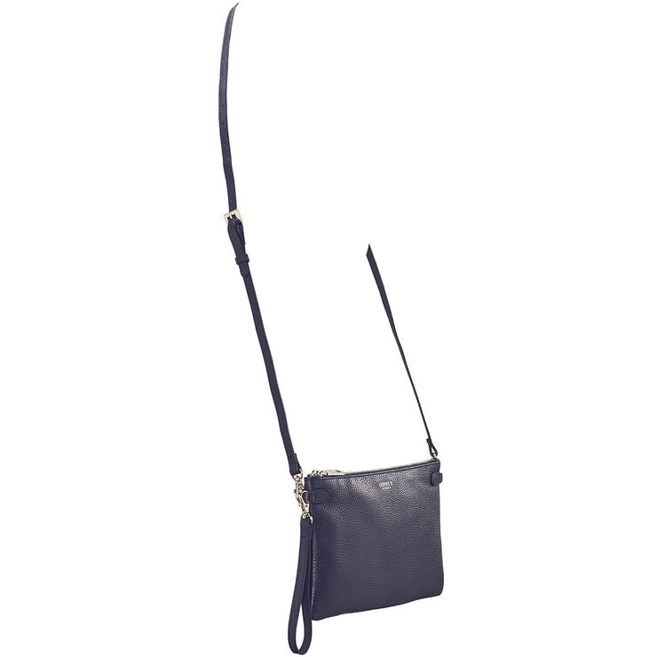 Osprey London Madison Leather Women's Cross Body bag, Navy Costco UK
