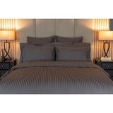 Belledorm 540 Thread Count Cotton 3 Piece Bed Set, Super King in Charcoal