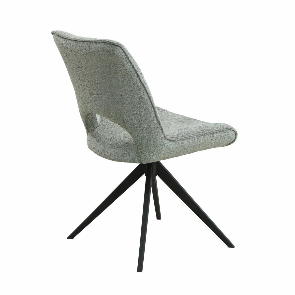 Jordan Ceramic Extending Dining Table + 6 Grey Chairs, Seats 6-8
