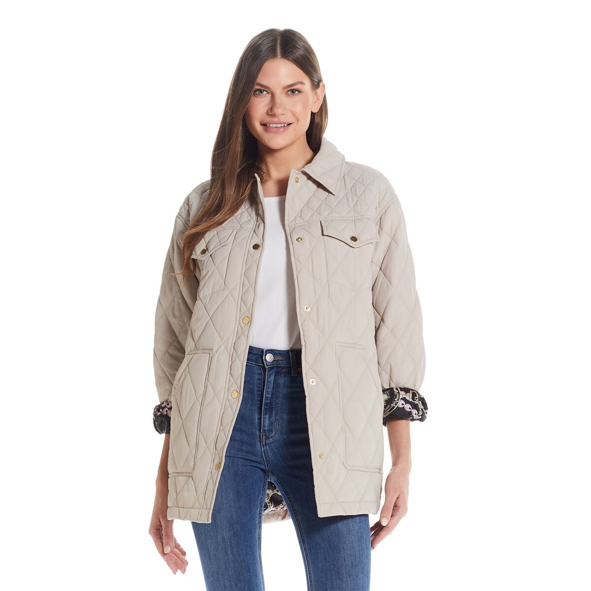 Weatherproof Ladies Quilted Shacket