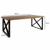 Table with dimensions