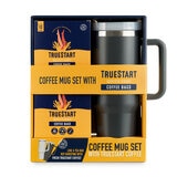 TrueStart Coffee Travel Mug Set with Coffee Bags in 2 Colours