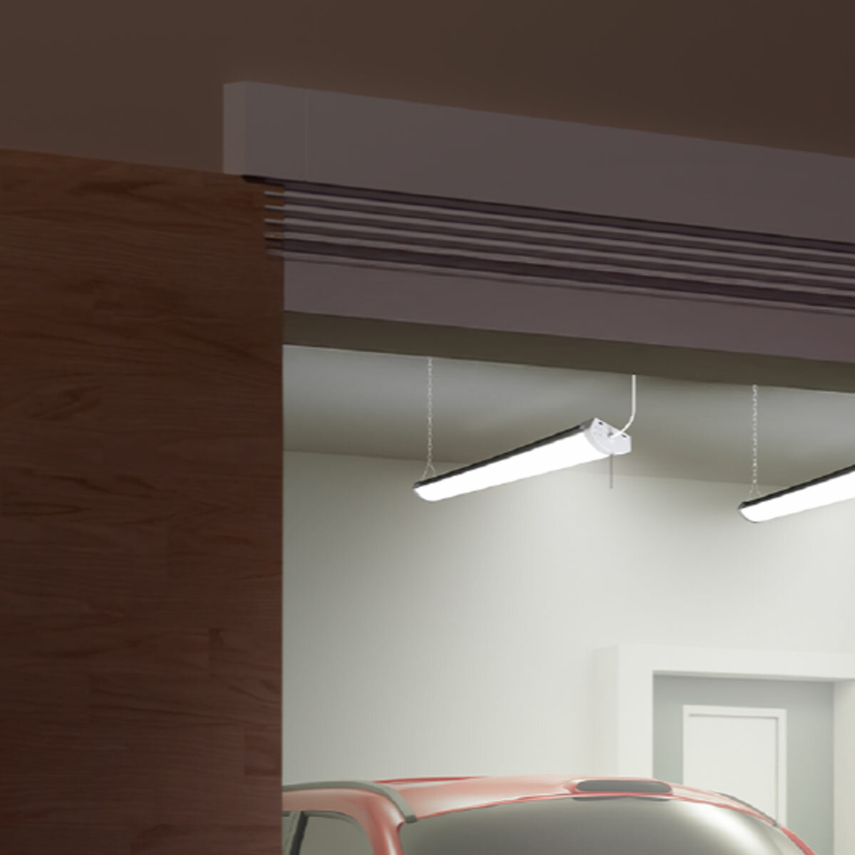 Feit 4ft (1.2m) Electric Multi-Directional Shop Light with Motion Detection Feit 4ft (1.2m) Electric Multi-Directional Shop Light with Motion Detection
