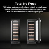 Hisense RW058B3ABGF, 19 Bottle Freestanding, Single Zone Wine Cooler, G Rated in Black Hisense RW058B3ABGF, 19 Bottle Freestanding, Single Zone Wine Cooler, G Rated in Black