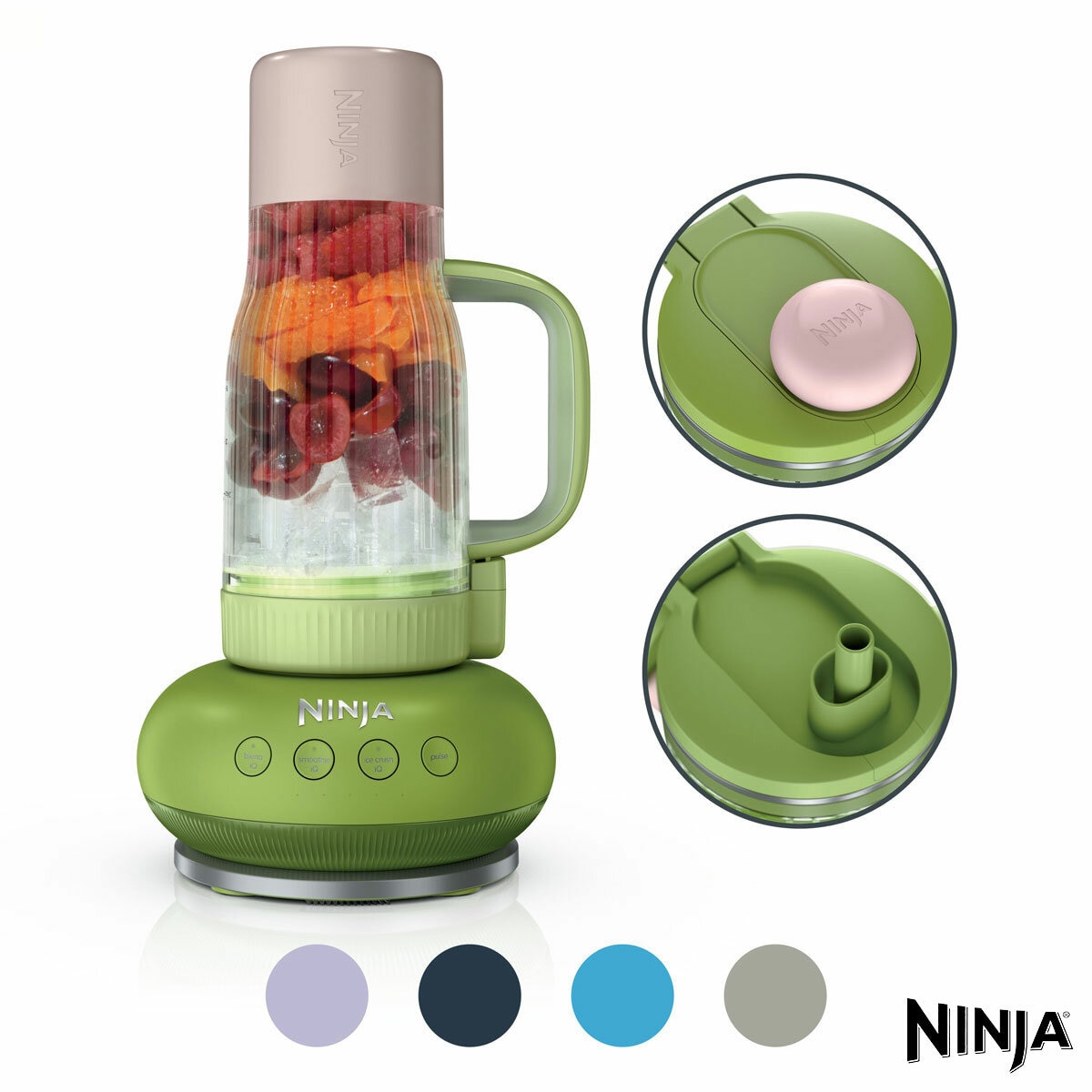 Ninja BlendBoss Tumbler Blender in Watermelon Bubblegum, DB351UKGN