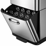 EKO 54 Litre Stainless Steel Dual Compartment Recycling Motion Sensor Bin (35L +19L)