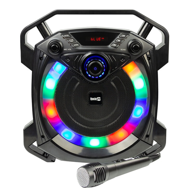 Rockjam Bluetooth Portable Karaoke Party Speaker With Microphone (6