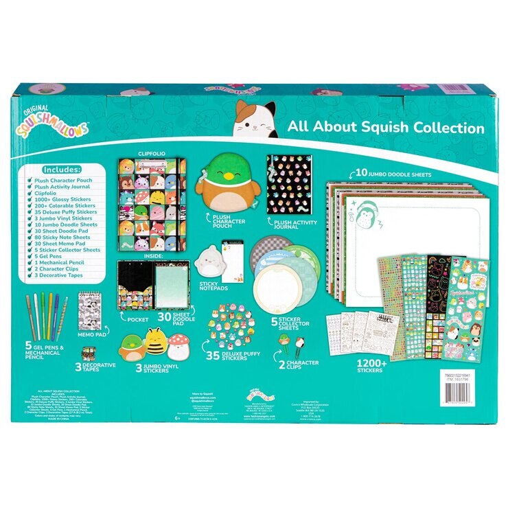 Buy Squishmallow Activity Set Duck Back of Box Image at Costco.co.uk Buy Squishmallow Activity Set Duck Back of Box Image at Costco.co.uk