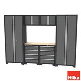 Hilka 24 Gauge Steel 7 Piece Modular Storage Cabinet Set