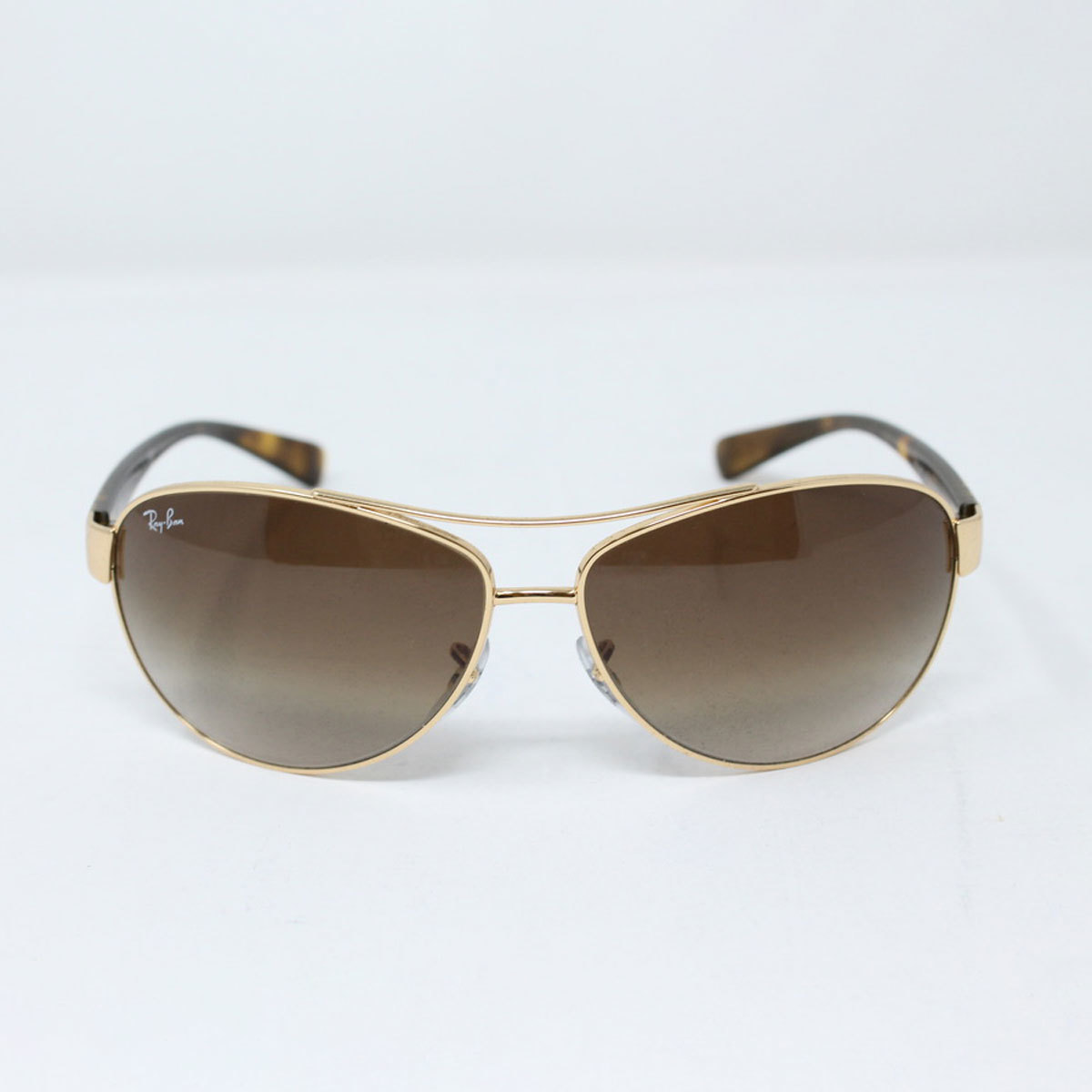 Ray-Ban Aviator Gold & Tortoise Shell Sunglasses with Brown Lenses, RB3386 001/13