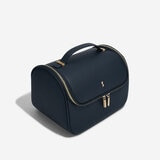 Navy Blue Large Cosmetic Case