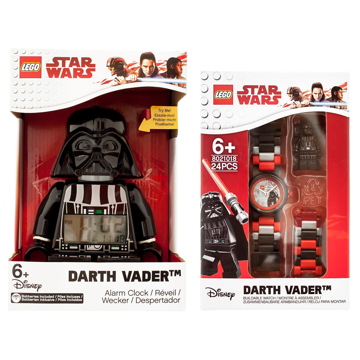 LEGO Star Wars Darth Vader 9.4 (24cm) Alarm Clock and B