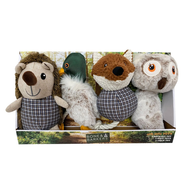 Bone & Barkers Great Outdoors Dog Toy, 4 Pack Bone & Barkers Great Outdoors Dog Toy, 4 Pack